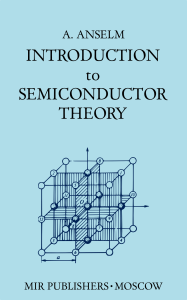 anselm-introduction-to-semiconductor-theory
