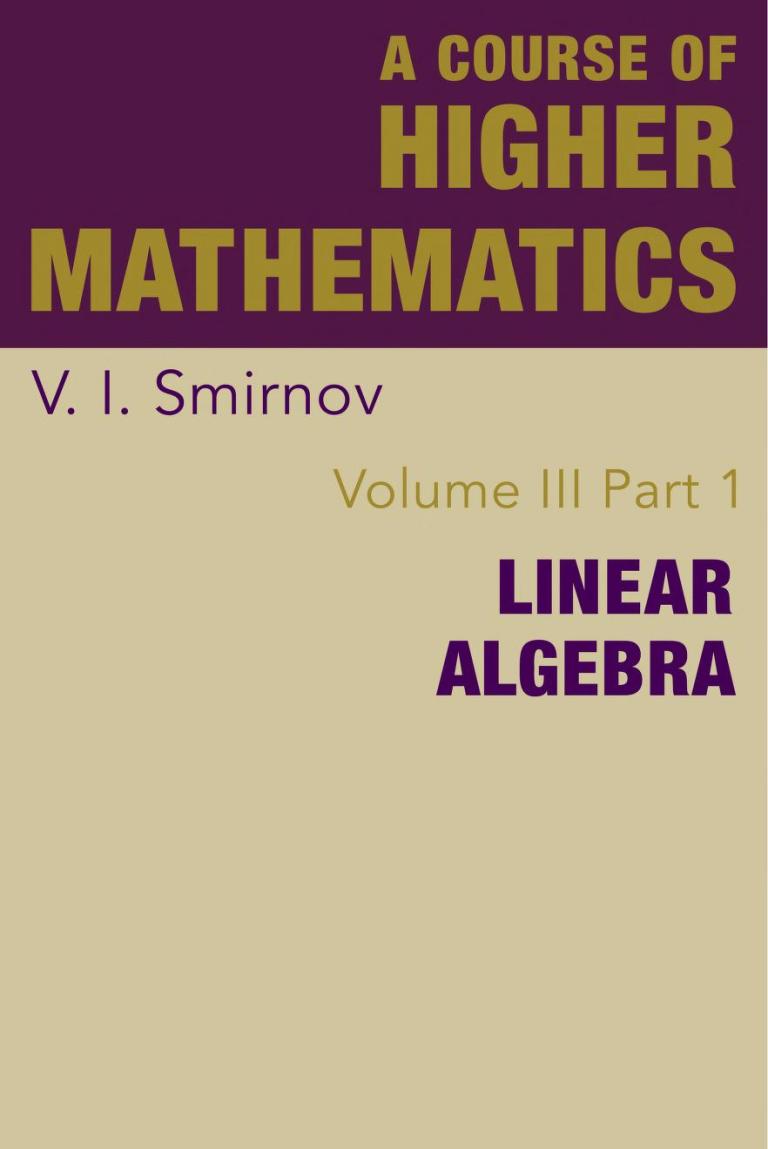 Math Textbook Higher Math A Course of Higher Mathematics (Vols. 1 – 5) – Smirnov | Mir Books